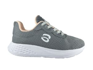 Tenis Deportivo Mujer SKR Gris